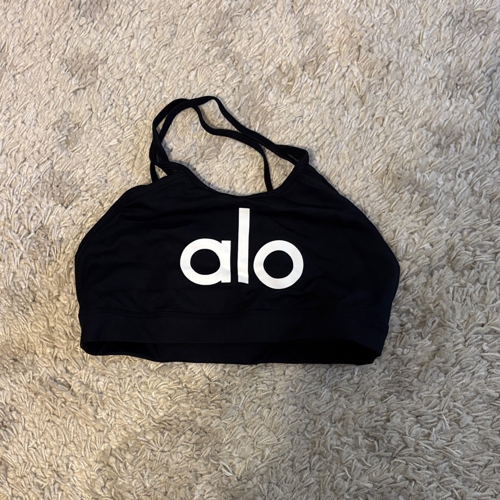 Alo Yoga Black Sports Bra size Med